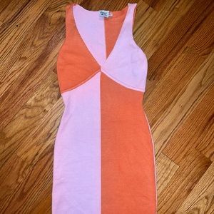 Princess Polly Sienna Mini Dress Pink and Orange